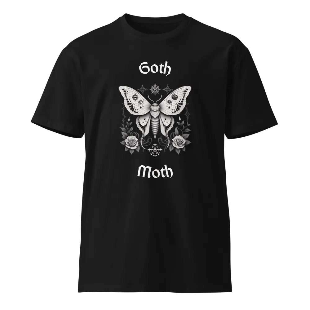 Goth Moth Unisex Premium Tee Gothic style product image (1)