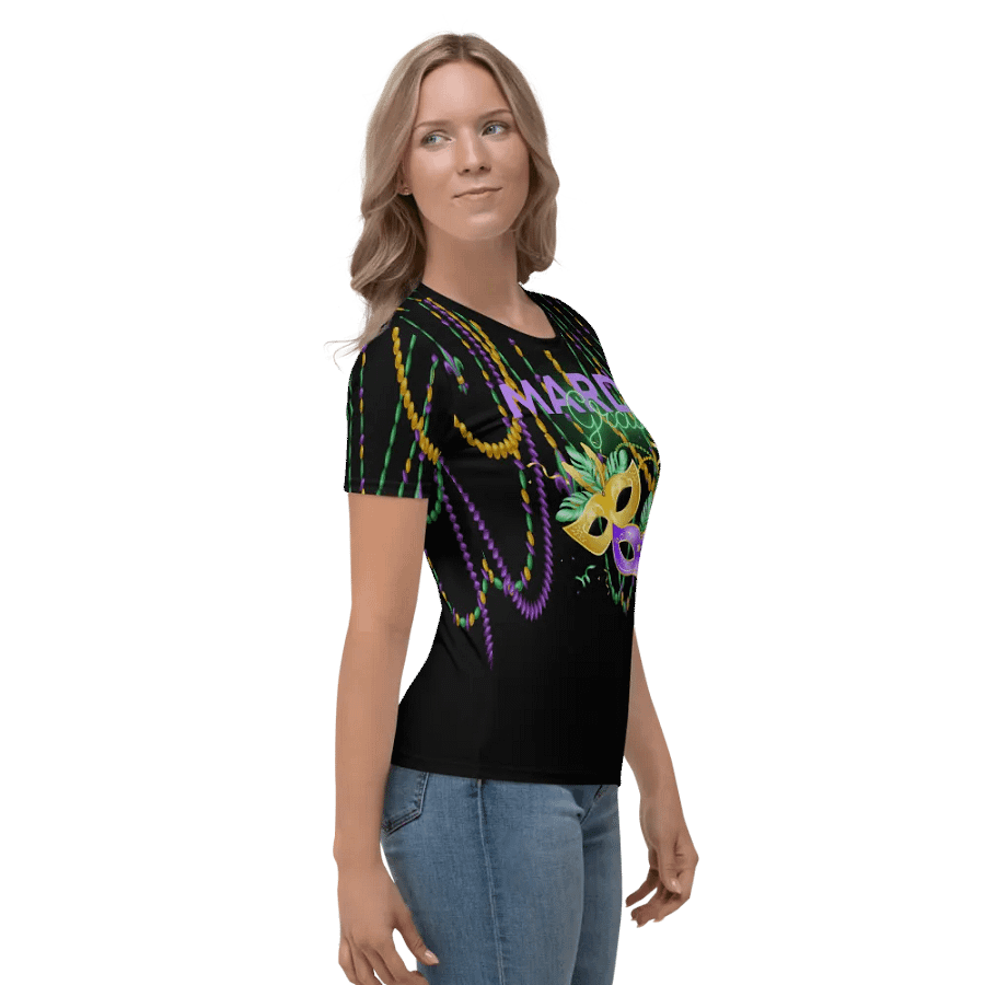 Mardi Gra All Over Print T-shirt product image (5)