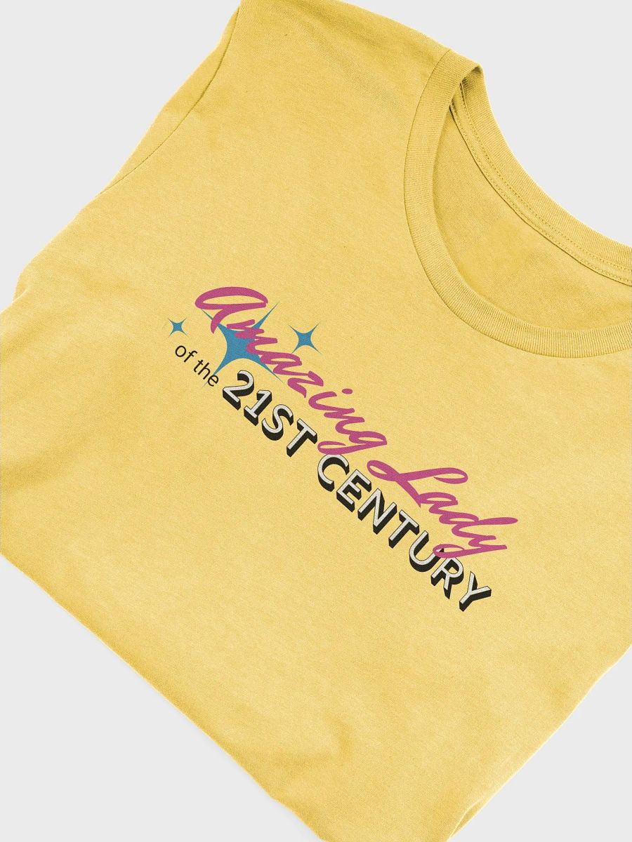 Amazing Lady T-shirt Yellow product image (6)