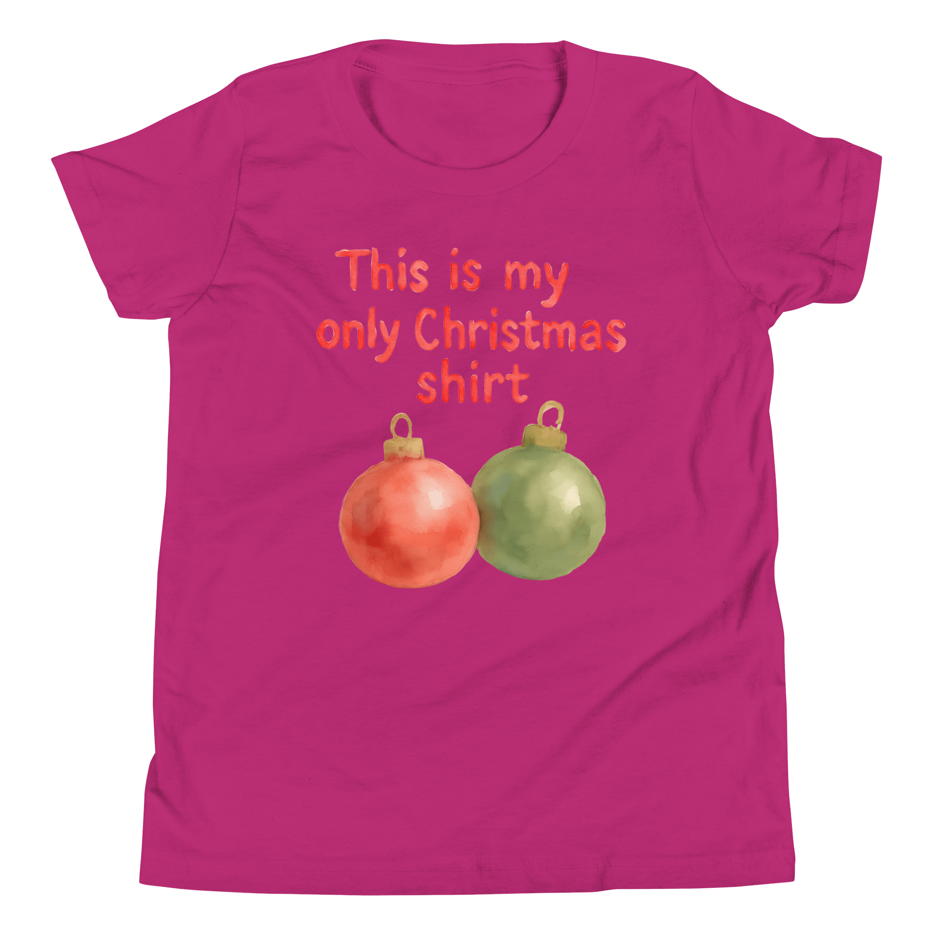 kids version of my only christmas shirt product image (29)