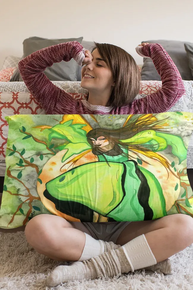 Fairies & Fantasy Pillows And Blankets