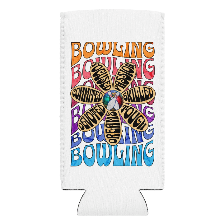 Flower Bowling Passion Can Cooler product image (2)
