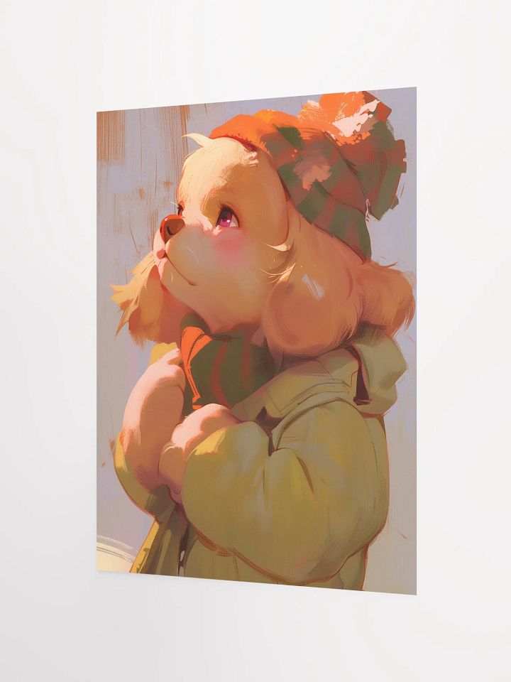 Whimsical Canine Contemplation Poster product image (4)
