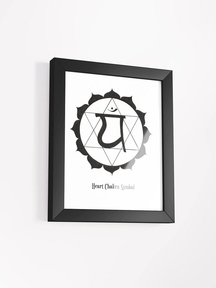 Heart Chakra Symbol Framed Art product image (2)