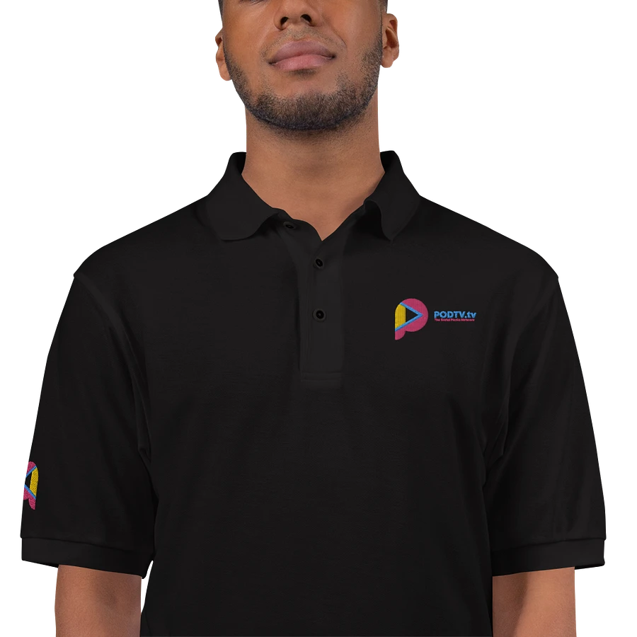 PODTV.tv Embroidered Polo Shirt product image (1)