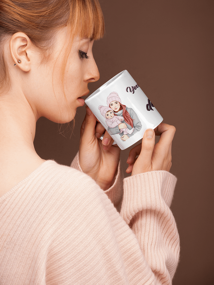 💖Sip in Style, Supermom!💖 (Brown eyes, Red hair) product image (1)
