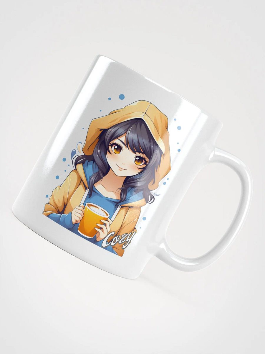 Cozy Kawaii Anime Girl - Coffee or Soup Mug - 11 oz - 15 oz - 20 oz - v2 product image (3)