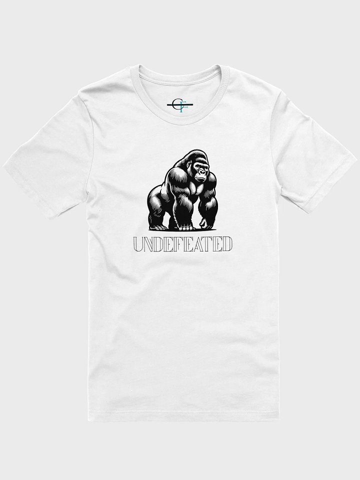 Undefeated Gorilla Tee | Bella + Canvas Unisex Shirt – Bold Power & Alpha Energy product image (8)
