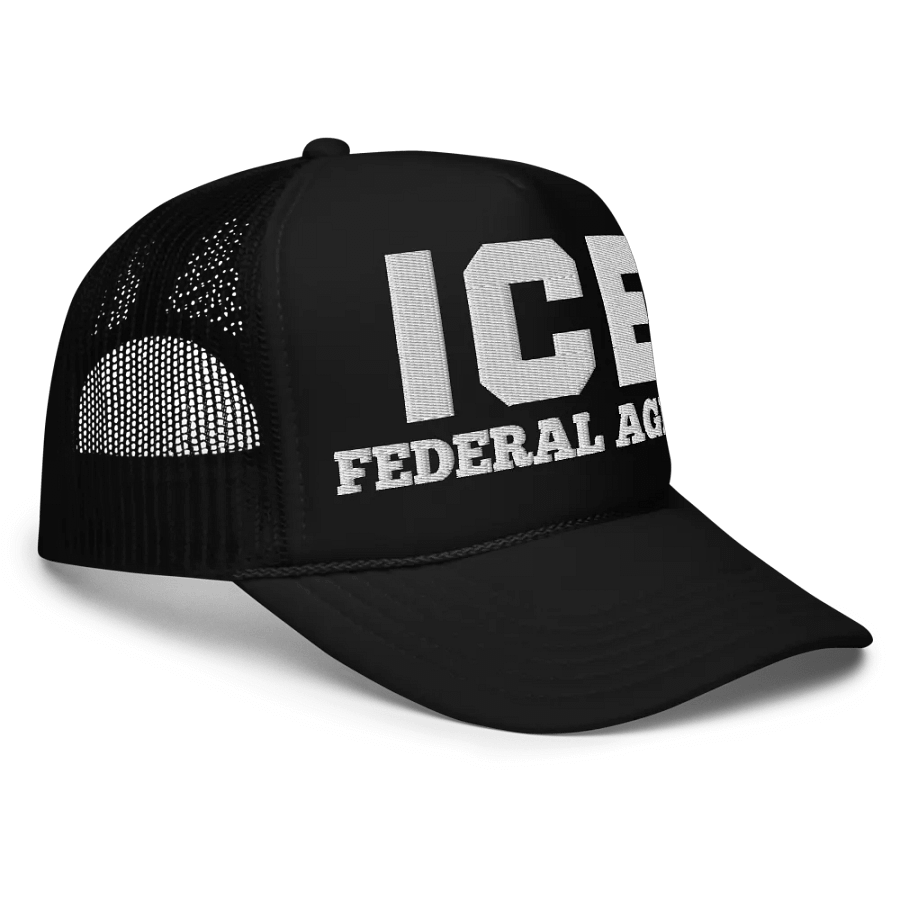 Ice Federal Agent Hat - Embroidered Trucker Hat Cap product image (3)