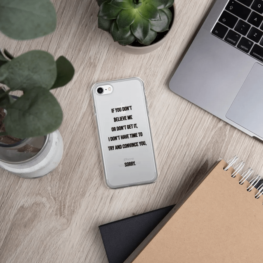 SATOSHI Quote - iPhone Clear Case product image (4)