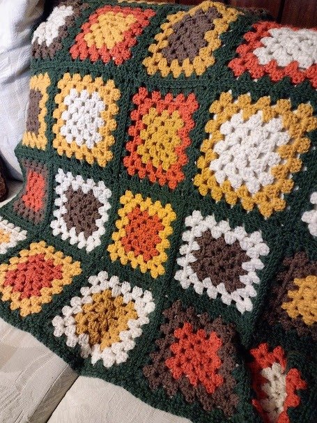 Custom Granny Square Blanket product image (1)
