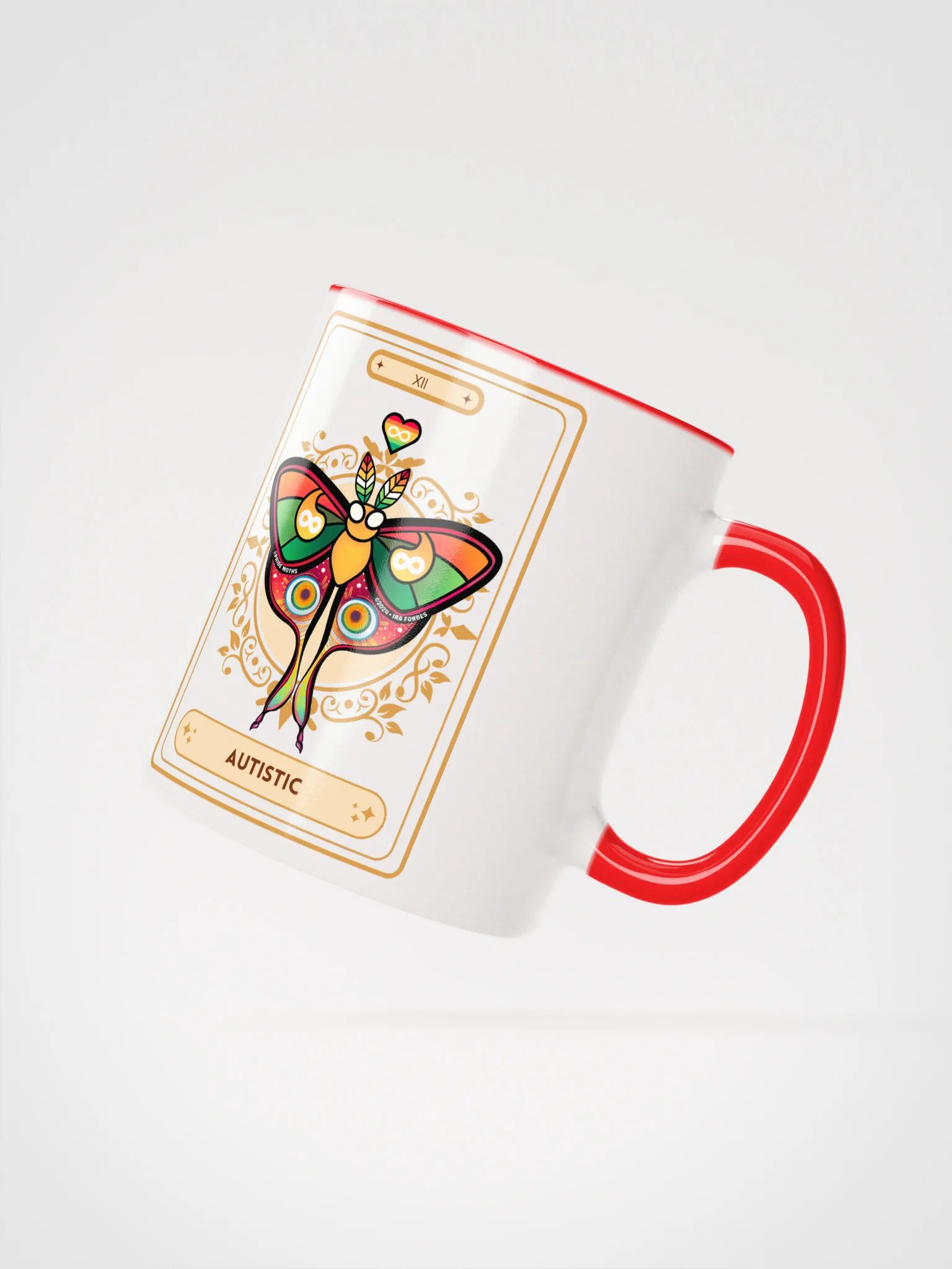 Autistic Pride | Tarot Moth | Moth Mug | Autism | Neurodivergence | Neurodiversity product image (26)