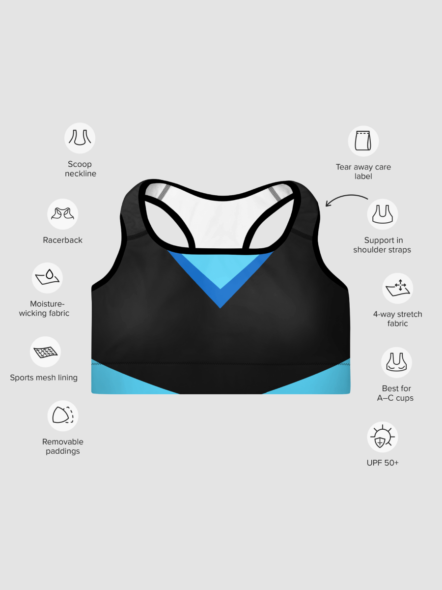 Smashley Fitness - Sports Bra in Blue product image (7)