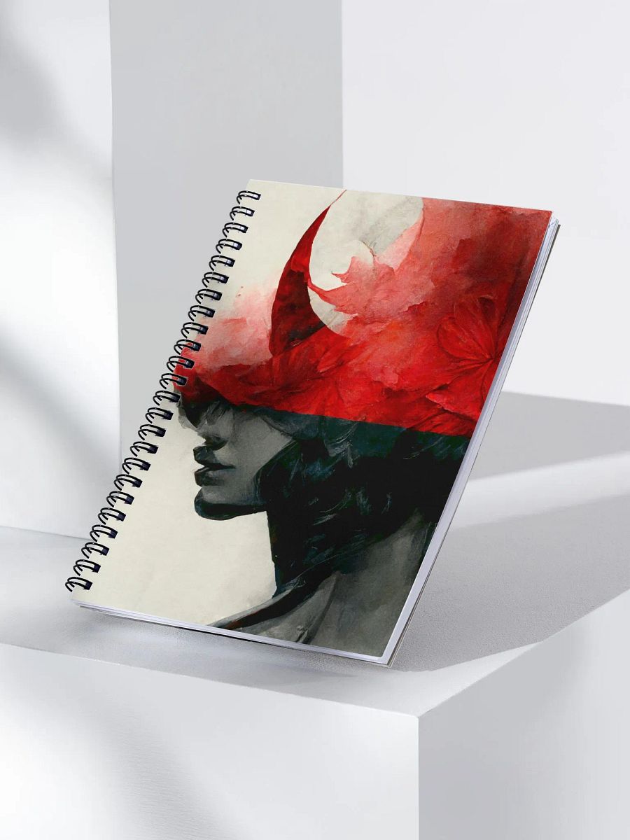 Crimson Dreams Spiral Notebook product image (3)