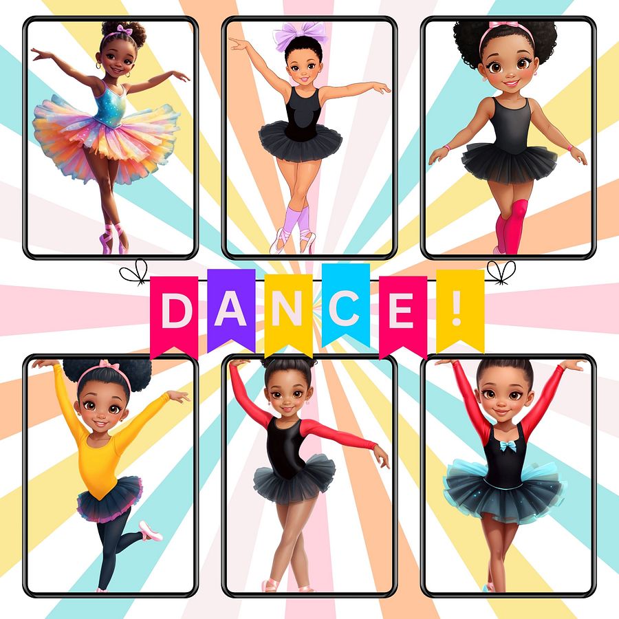 Beautiful Melanated Dancers PNG Clipart Images product image (2)