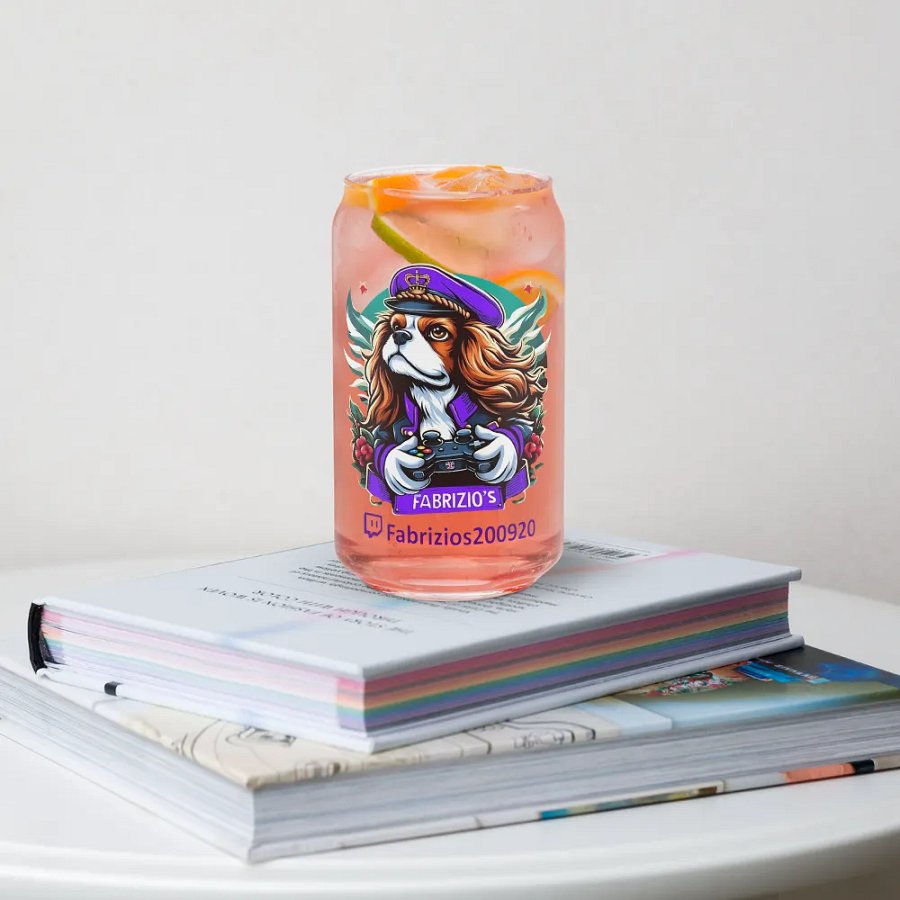 Gamer Dog Can-Shaped Glass product image (34)
