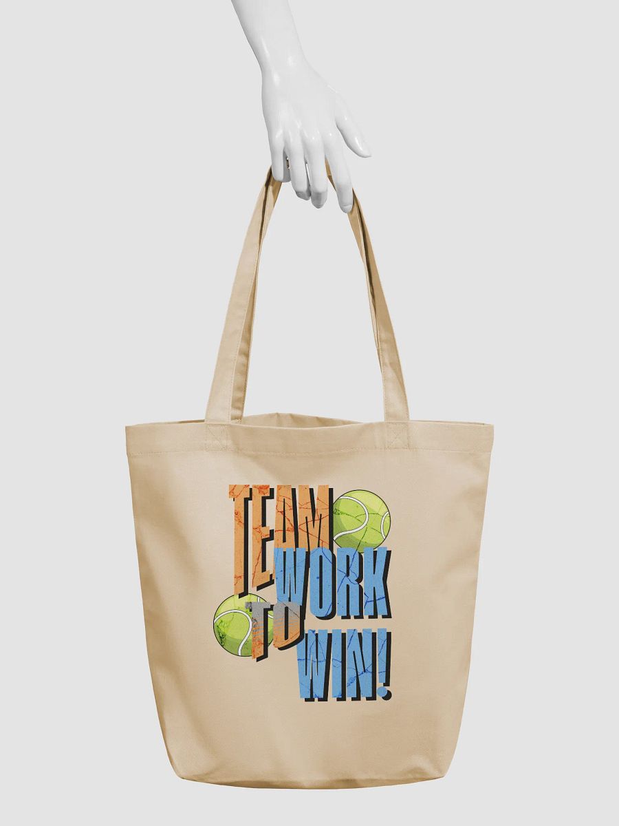 Team Work to Win Tennis Eco-Friendly Tote Bag product image (6)