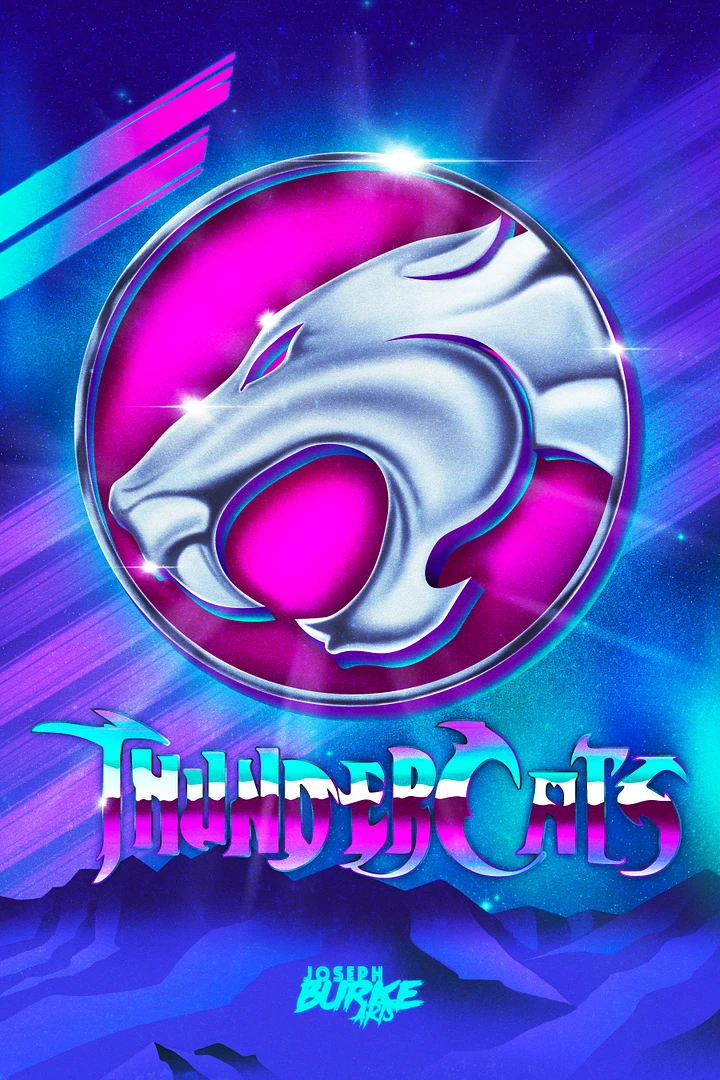 Neon Thundercats HO! Digital Art product image (1)
