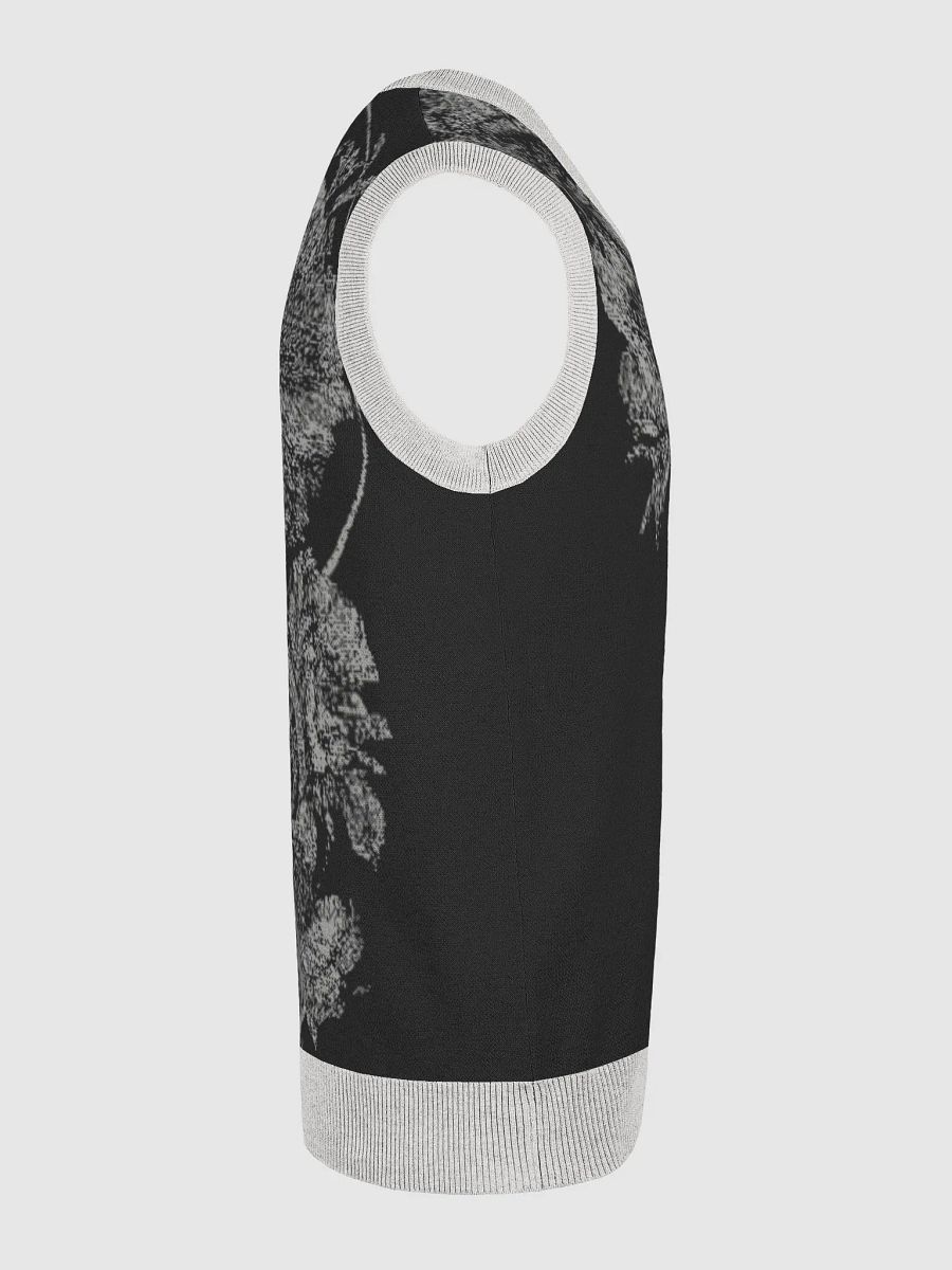 Skull Blossom Knitted V-Neck Vest product image (4)