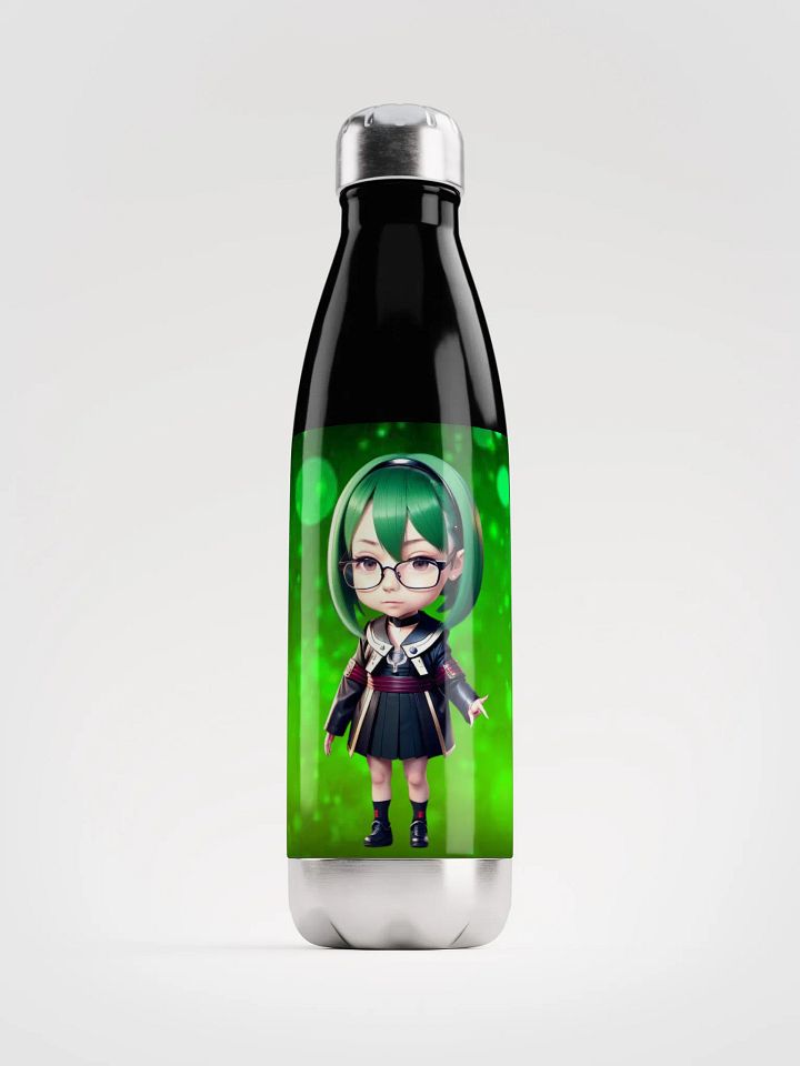 (Green CHIBI) K Stainless Steel Water Bottle product image (1)