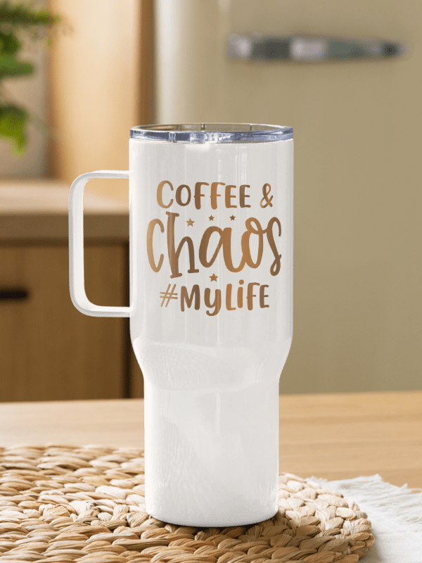 Coffee and Chaos...Travel Mug product image (1)