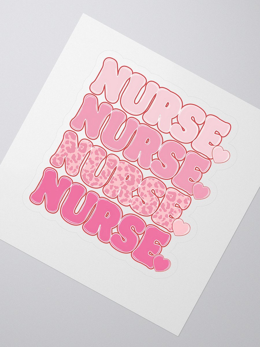 NURSE Love Kiss Cut Stickers product image (2)