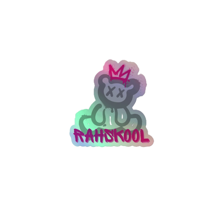Rahskools Emblem Holographic Sticker Sheet product image (1)