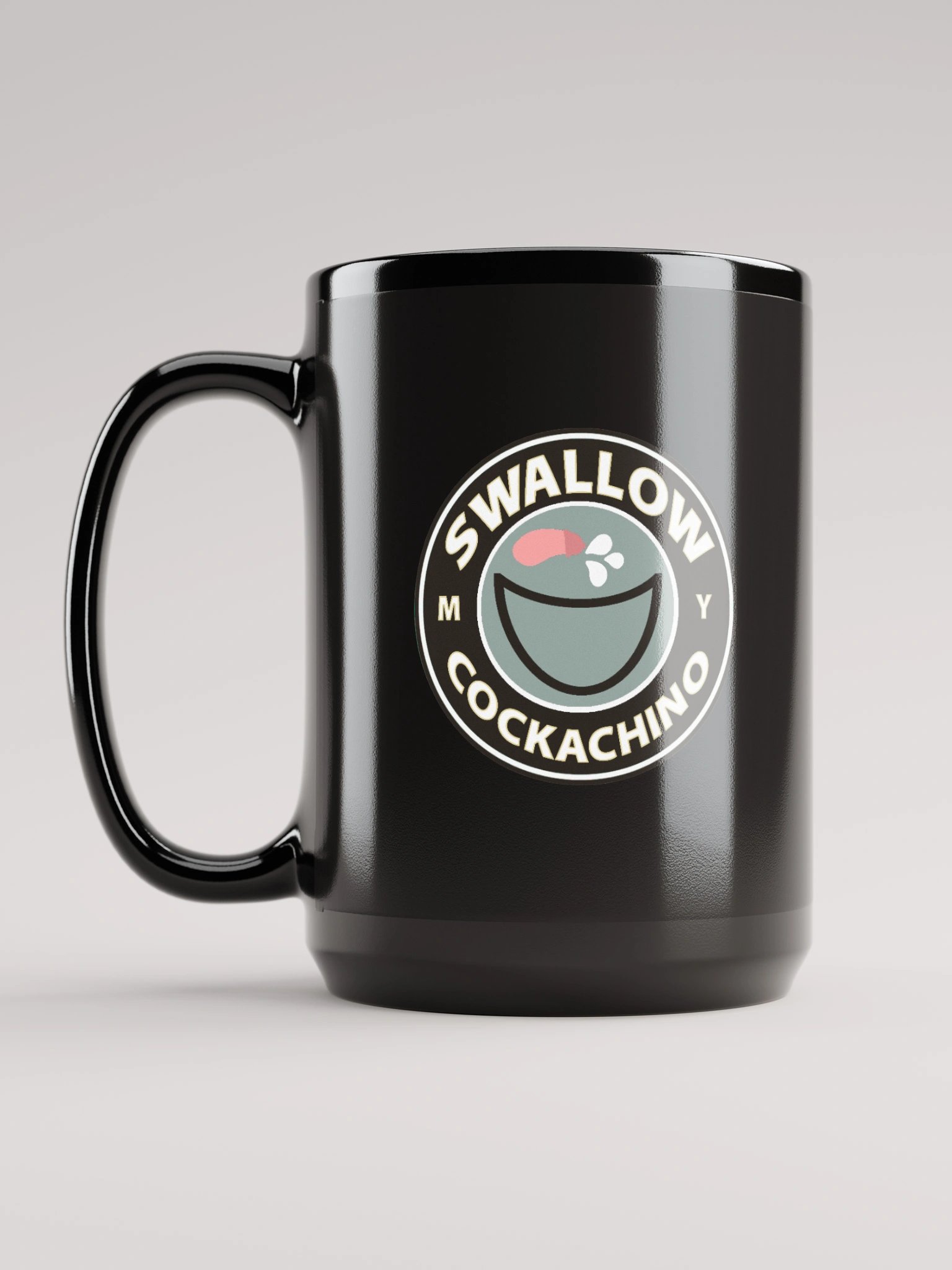 Swallow My Cockachino Mug (black) product image (6)
