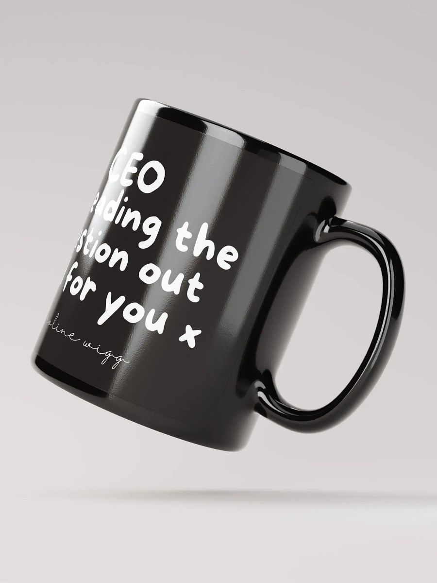Reading The Question Aloud Mug - Black product image (4)