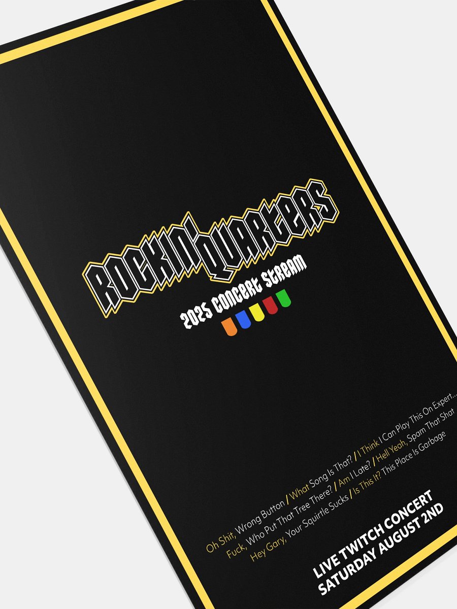 Rockin' Quarters 2025 Concert Poster! product image (4)