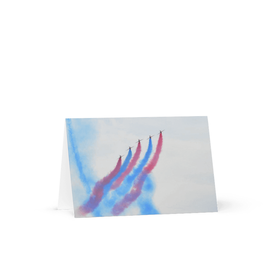 Red Arrows Flying (Greeting Card) product image (1)