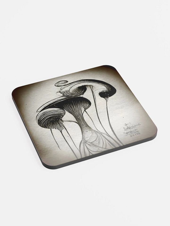 Mystical Mushroom Glossed Coaster product image (2)