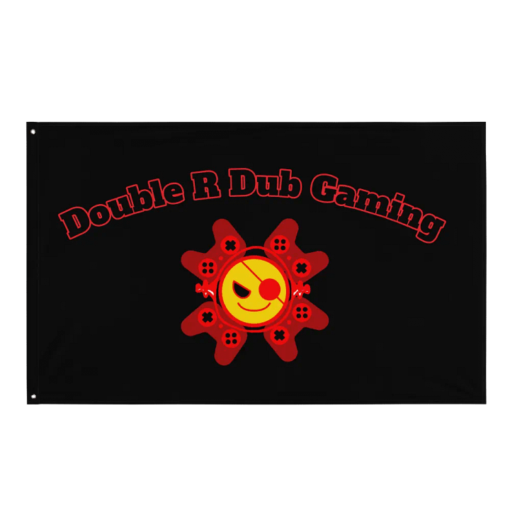 Double R Dub Gaming Logo Flag product image (1)