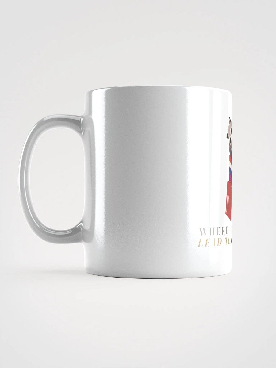 Sleepy Literary Raccoon Mug product image (6)