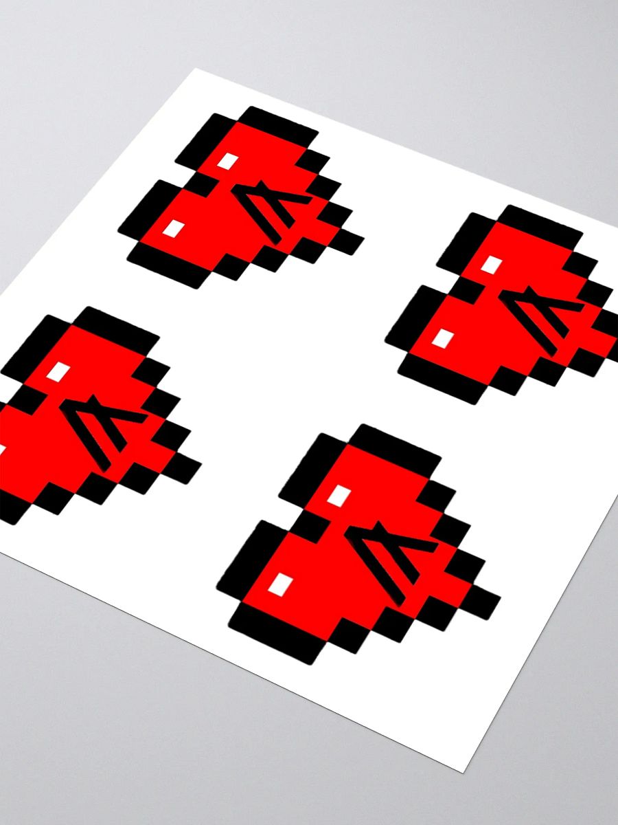 Algorand Pixelated Heart Stickers product image (3)