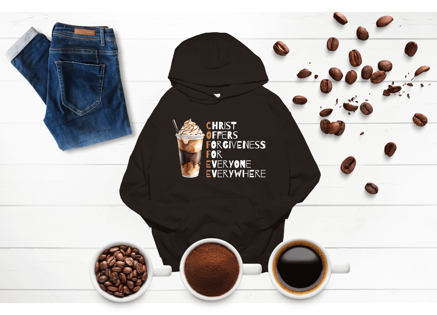 COFFEE: Christ Offers Forgiveness For Everyone Everywhere Hoodie product image (1)