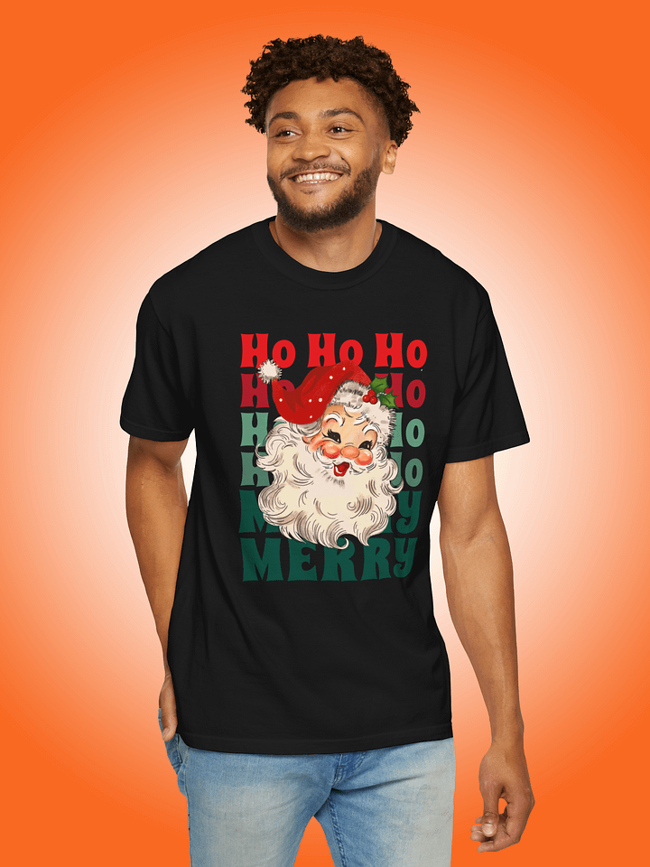 Ho Ho Ho Merry Merry Retro Santa product image (1)