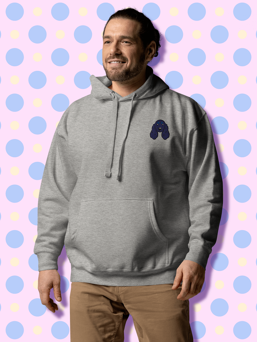 Cute Black English Cocker Spaniel Pup Unisex Hoodie product image (4)