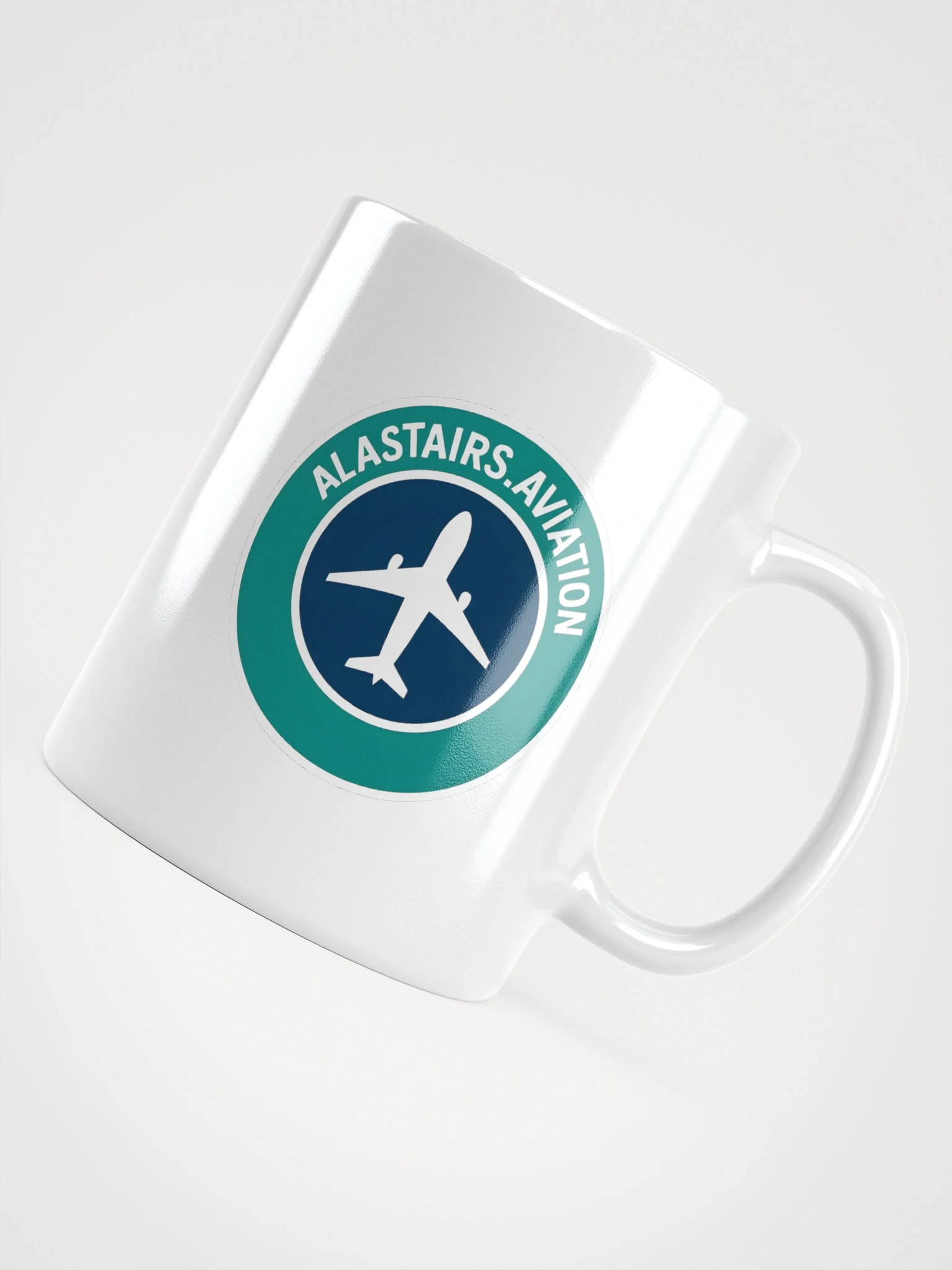 Alastairs Aviation White Gloss Mug. product image (4)