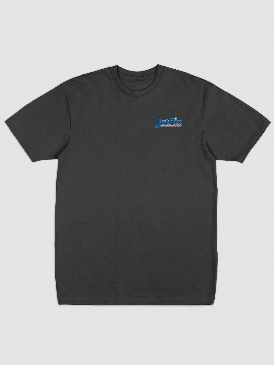 JetFlix black t-shirt product image (3)