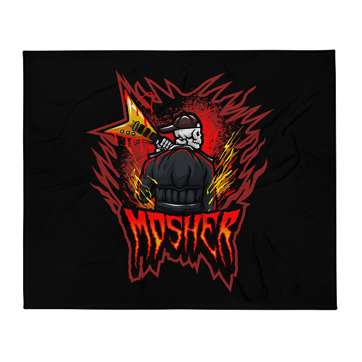 MOSHER GUITAR LOGO BLANKET product image (1)