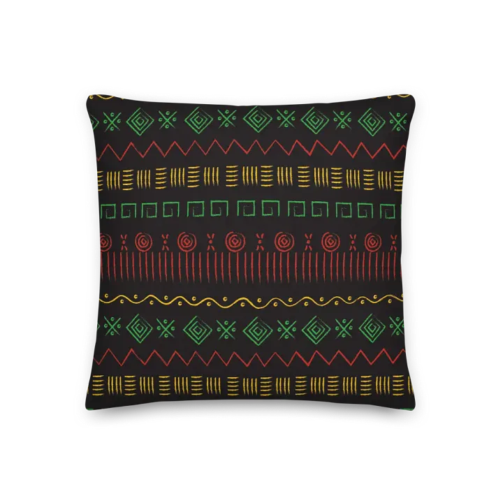 Brown Colourful African Pattern Pillow product image (2)