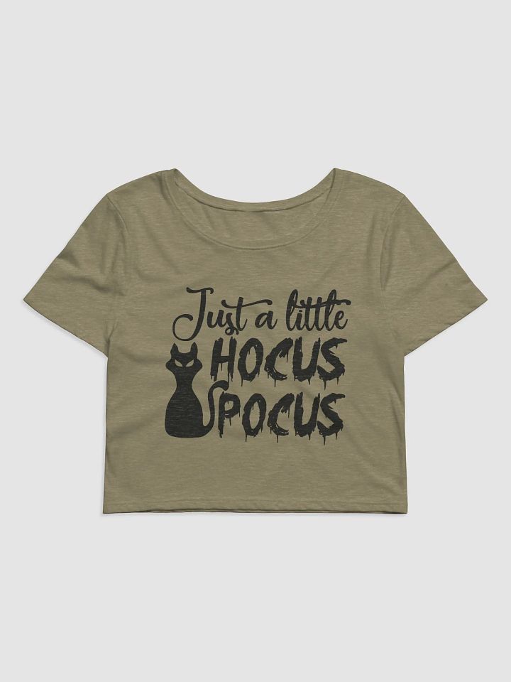 Hocus Pocus Cat Crop Tee product image (1)