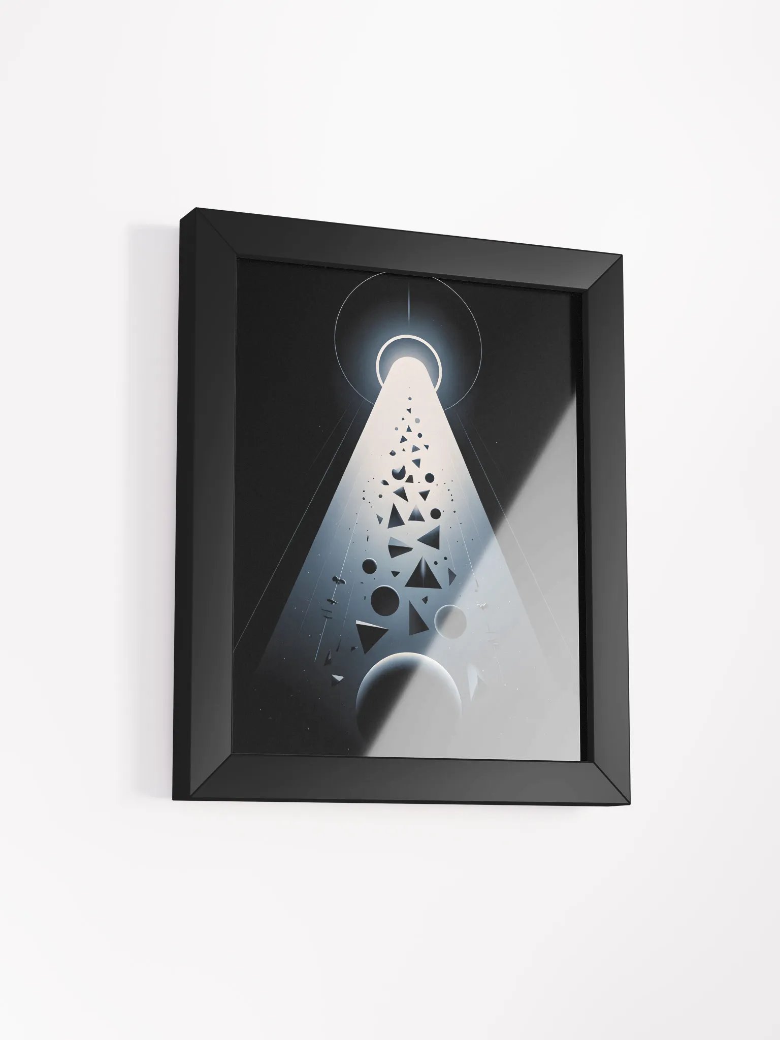 Abstract Tunnel Framed Print | Modern Geometric Wall Art product image (2)