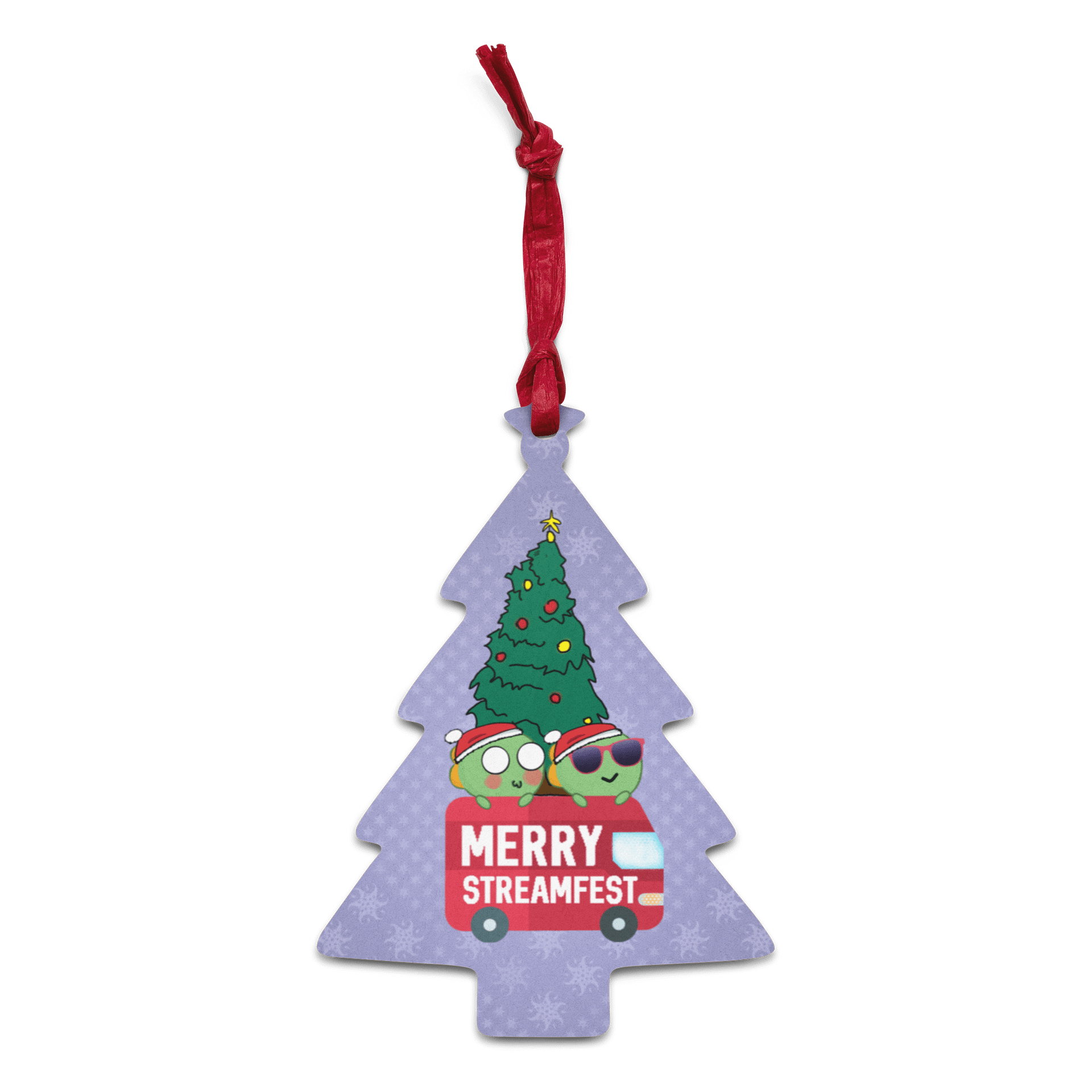 Merry Streamfest Wooden Ornament [Tree] product image (1)