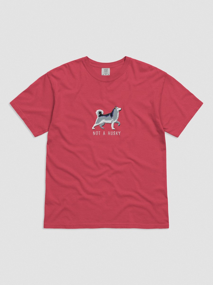 Not a Husky T-Shirt(Embroidered) of an Alaskan Malamute(Gray & White) product image (41)