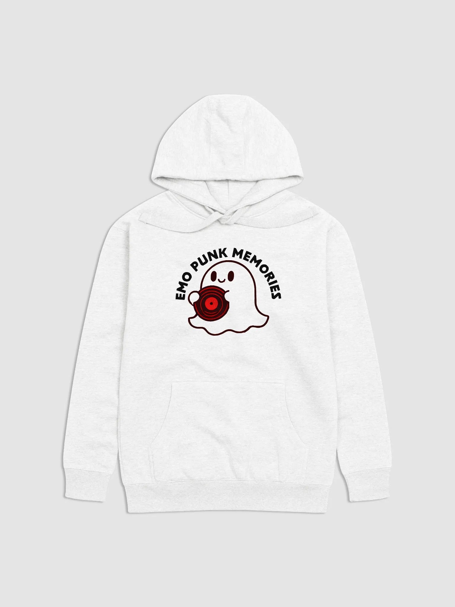 EPM Ghost Logo hoodie white product image (1)