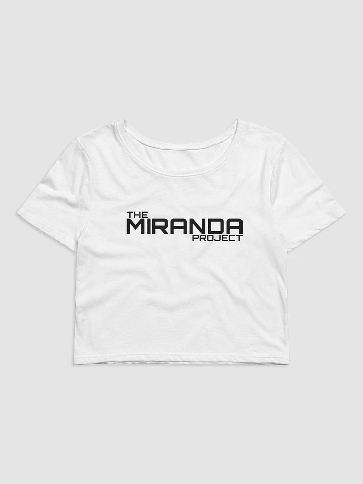 The Miranda Project Black Logo Women's Crop Top product image (1)