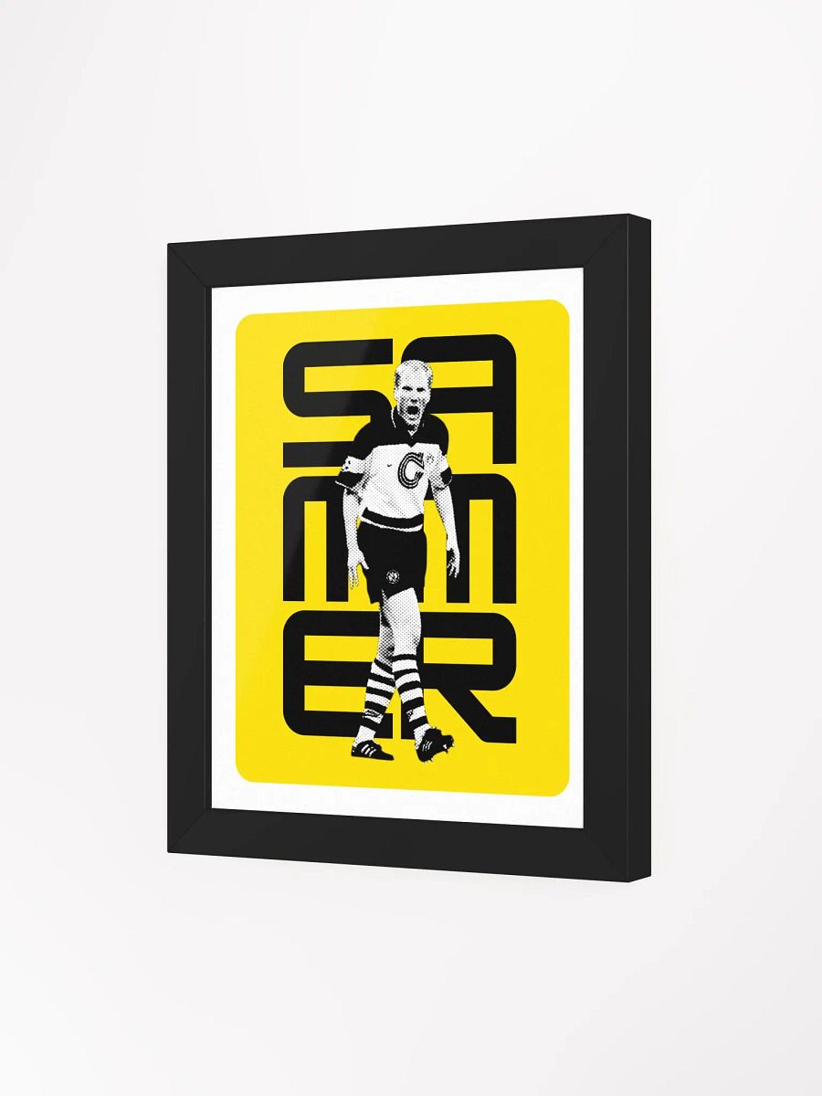 Matthias Sammer BW Borussia Dortmund Name Art Framed Print product image (4)