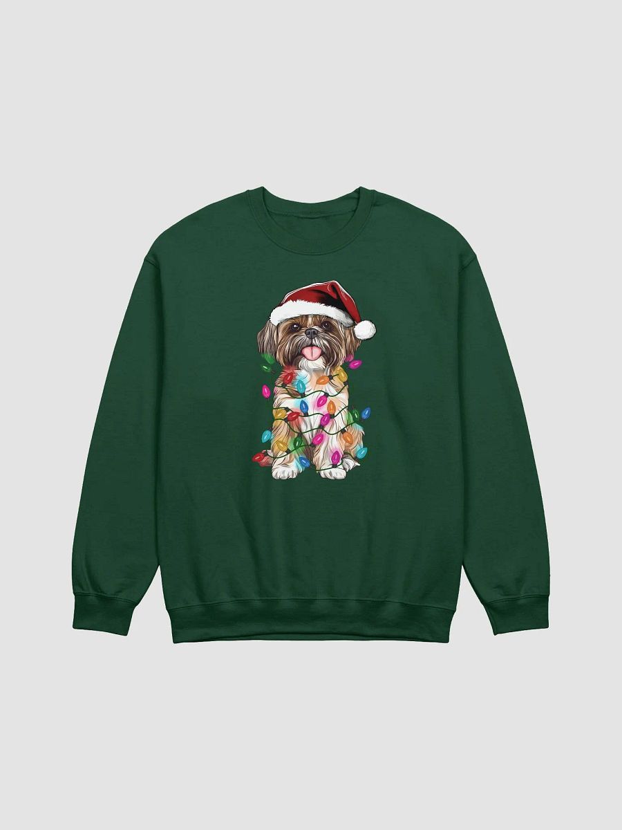 Funny Shih Tzu(Brown) Christmas Sweatshirt product image (8)